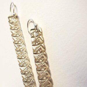 Handmade Fine Silver Earrings
